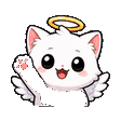 Angel-Cat waving emote
