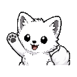 Arctic-Fox waving emote