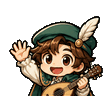 Bard waving emote