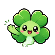 Clover-Sprite waving emote