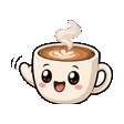 Coffee-Cup waving emote