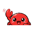Crab waving emote