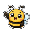 Honey Bee waving emote