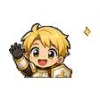 Paladin waving emote