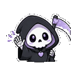 Pastel Reaper waving emote