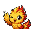 Phoenix waving emote
