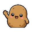 Potato waving emote