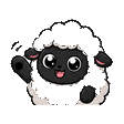 Sheep waving emote